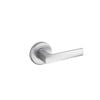 Lane 65mm Brushed Satin Chrome Oxford Round Dummy Leverset