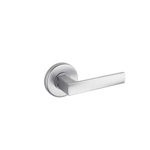 Lane 65mm Brushed Satin Chrome Oxford Round Dummy Leverset