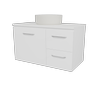 New England Joinery 900mm Grandeur SilkSurface Top Wall Hung Vanity