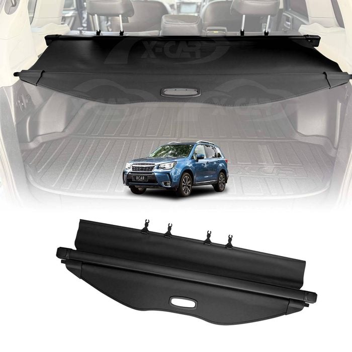 Retractable Trunk Shade Rear Cargo Security for Subaru Forester with Power Tailgate 2012-2018