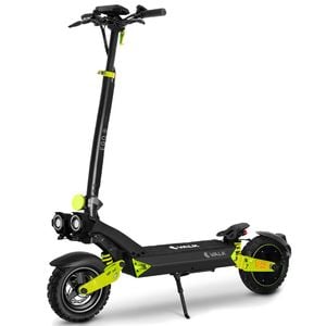 VALK Ego 8 Electric Scooter, 45km/h Max, AU Compliant, 48V 13Ah, Up to 55km, eScooter Adults, Foldable, Off Road, Black/Green