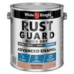 White Knight Rust Guard 4L Neutral Gloss Quick Dry Advanced Enamel Paint - 4L