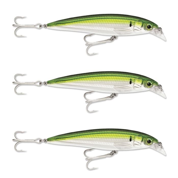 3x Rapala 8cm Saltwater X Rap Jerkbait Fishing Lures - Pilchard