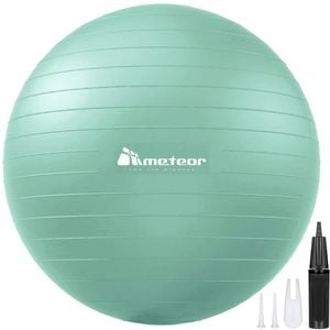 METEOR Green 45-55cm Yoga Ball with Pump