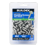 Buildex 12G x 25mm Class 3 Cladding Screws with Seal - 100 Pack