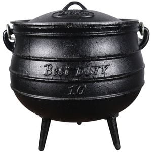 Best Duty - Potjie Pot (3-Legged) - Oil Cured - Size 10