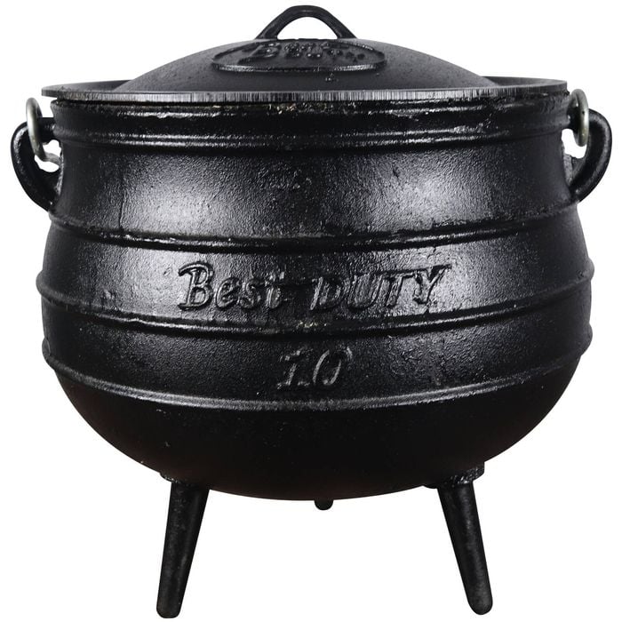 Best Duty - Potjie Pot (3-Legged) - Oil Cured - Size 10
