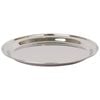Argon Tableware 40.5cm Serving Platter - Stainless Steel Chrome Dinner Tray Round Tray Plate Large Appetizer Serving Dishes