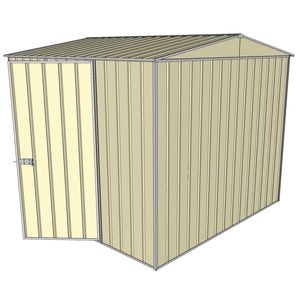 Build-a-Shed 2.3 x 2.3 x 2.3m Gable Single Hinged Side Door Shed - Cream