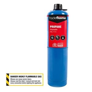 Tradeflame 400g Propane Disposable Cartridge