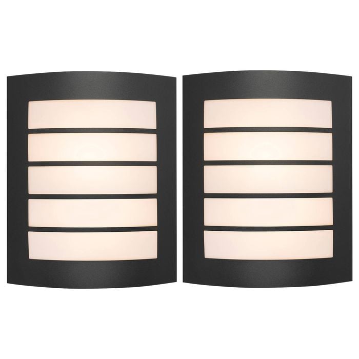 Brilliant Lighting Gladstone Charcoal Grilled Twin Bunker Lights