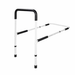Height Adjustable Bed Rail For Seniors - Secure Bedside Support With Non-slip Handle