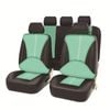 Catzon Full Set Leather Car Seat Covers Fit For Most Sedans Suvs Pickup Trucks-green