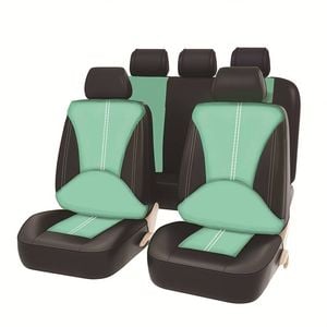 Catzon Full Set Leather Car Seat Covers Fit For Most Sedans Suvs Pickup Trucks-green