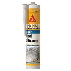 Sika 300ml Transparent SikaSil Premium Pool Silicone