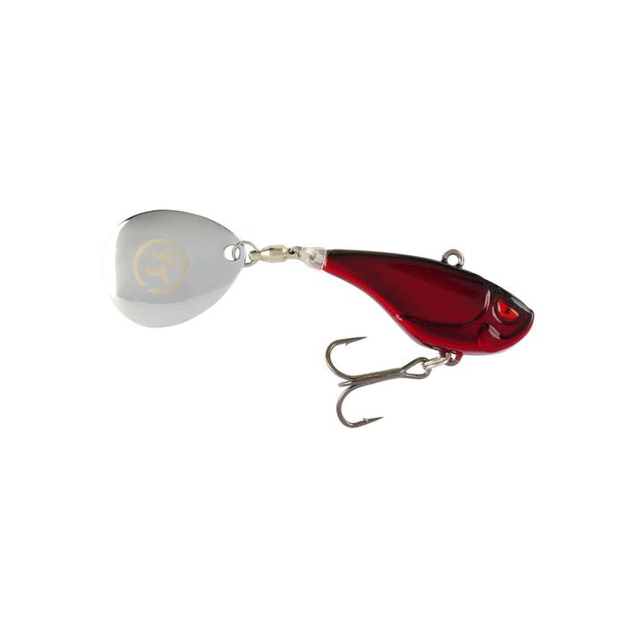 TT Lures Flashpoint+ 37mm Tail Spinner Vibe Lure - Bloody Nightmare