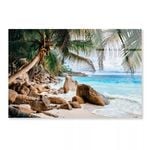 Rocks & Palm Trees  Print 100% Australian Made 50 x 40cm  (Acrylic)