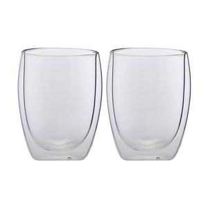 2pc Maxwell & Williams Blend Double Wall Drinking Cups Set 350ml