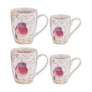2x 2pc Ashdene Mini Me Tweet-tweet/peep-peep Drinking Mug Cup Set Animal Art