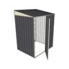 Build-A-Shed 1.2 x 1.5 x 2.0m Skillion Single Hinged Side Door Shed - Grey