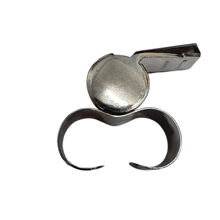 Morgan Finger Grip Metal Whistle