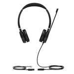 Yealink YHS36 Dual Wideband Headset for IP phone - Black/Silver