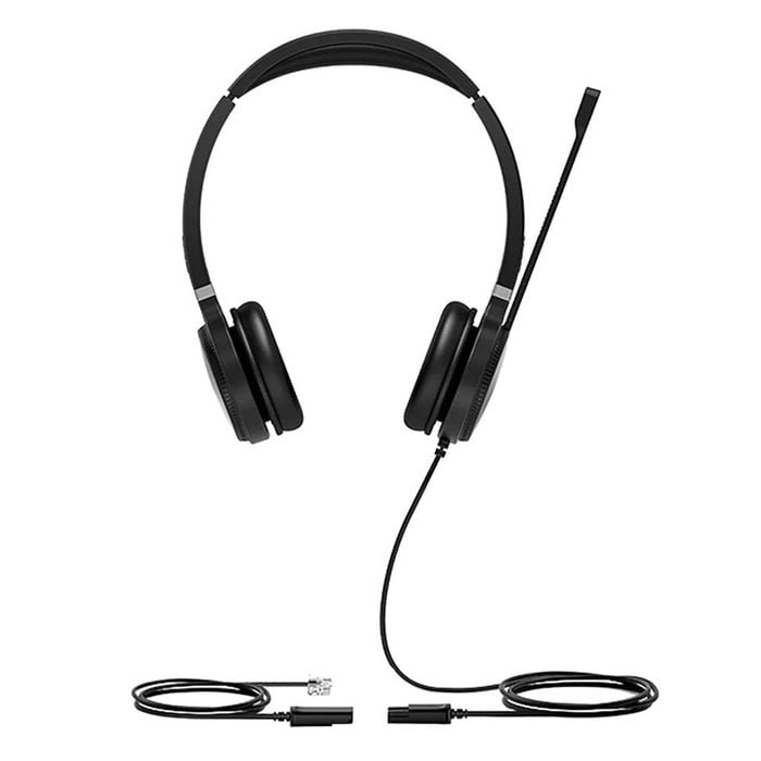 Yealink YHS36 Dual Wideband Headset for IP phone - Black/Silver