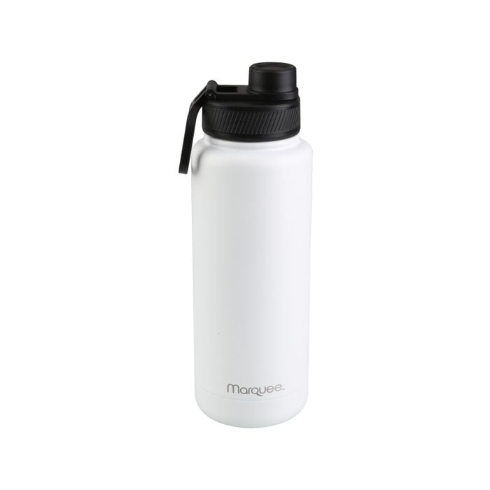 Marquee 1.1L White Insulated Drink Bottle