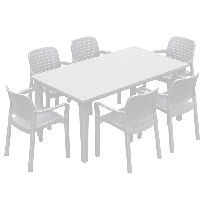 Keter Futura/Chloe Dinning Set - White