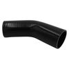 GASO 45 Degree Standard Elbow 2.5" (63mm) Silicone Hose Black