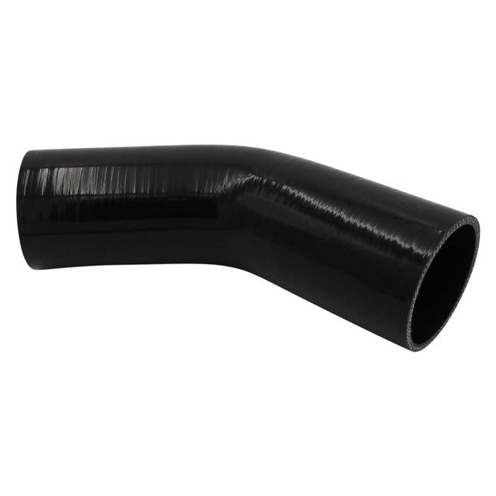 GASO 45 Degree Standard Elbow 2.5" (63mm) Silicone Hose Black
