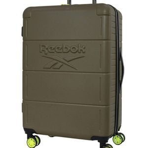 Reebok Wanderer Large 125l Hard Shell Case Suitcase Luggage Khaki