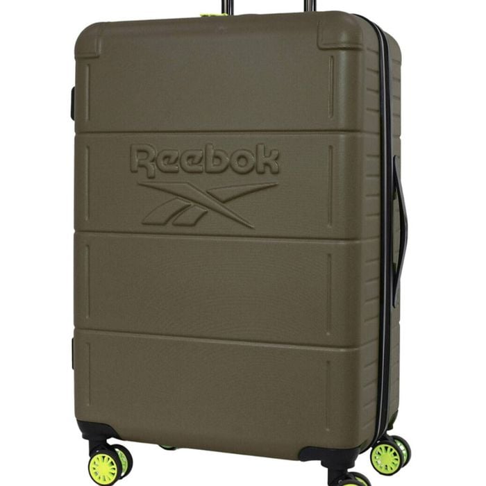 Reebok Wanderer Large 125l Hard Shell Case Suitcase Luggage Khaki