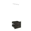 Lugna Storm 2 Drawer 1 Hangrail Insert Kit - To Suit 600 x 580mm Cabinet Shell