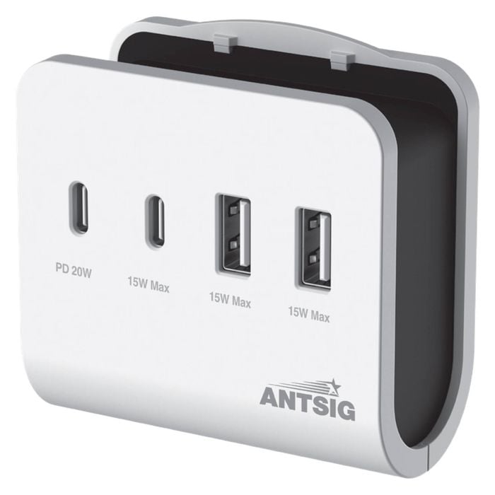 Antsig 20W 4-Port USB Wall Charger