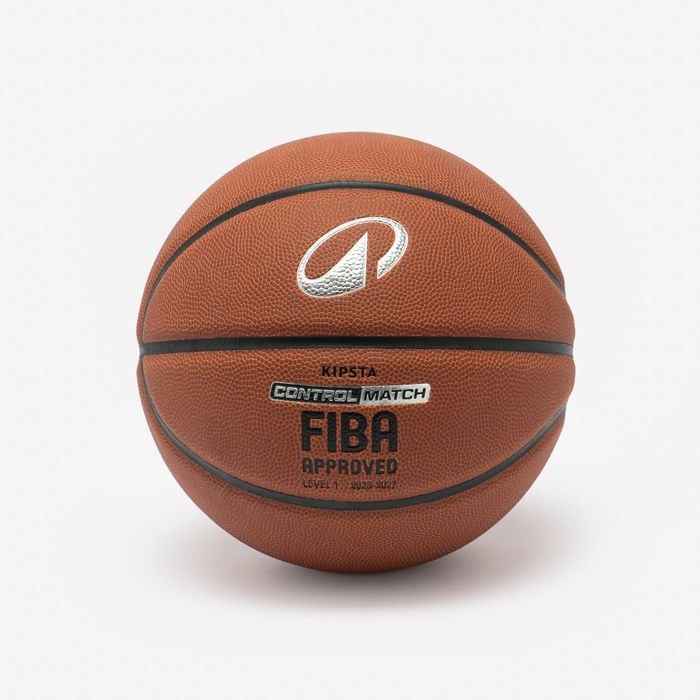 Decathlon | Size 5 Basketball Fiba Control Match Bt500 - Brown - One Size