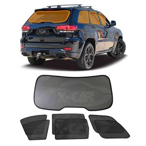 Window Sun Shades For Jeep Grand Cherokee 2011-2021 Car Uv Protection Custom Rear Windscreen Shade Sunblind Mesh