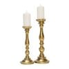 Set Of 2 Ssh Collection Alexa 36 And 44cm Tall Single Candle Stands - Brass