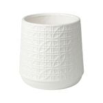 Northcote Pottery 17cm White Wyatt Pot