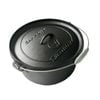 Cockatoo Portable Camping/Travel Camp Oven 9Qt 31x15.5cm Black