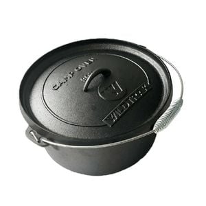 Cockatoo Portable Camping/Travel Camp Oven 9Qt 31x15.5cm Black
