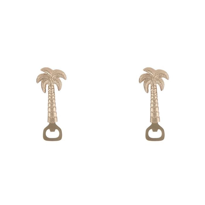 2PK Ladelle Panama Palm Tree Beverage/Drink Bottle Opener Handheld Kitchen Tool