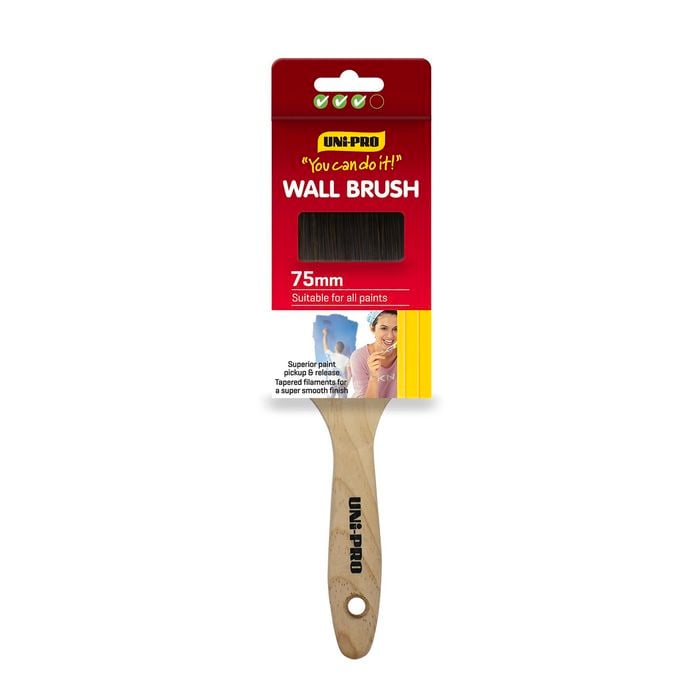 UNi-PRO 75mm You Can Do It Synthetic Wall Paint Brush