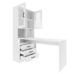 Luxsuite White Computer Desk