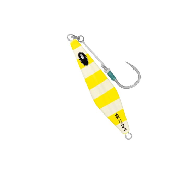 Halco Karcass Slow Pitch Fishing Metal Jig 120g R13 Barred Banana