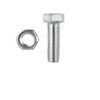 Pinnacle M8 x 25mm Zinc Plated Hex Head Bolts And Nuts - 4 Pack