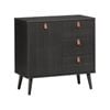 Costway Wood Buffet 3 Chest of Drawers Sideboard Cupboard Storage Cabinet Kitchen Brown