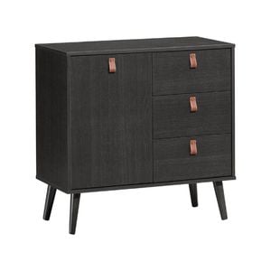 Costway Wood Buffet 3 Chest of Drawers Sideboard Cupboard Storage Cabinet Kitchen Brown