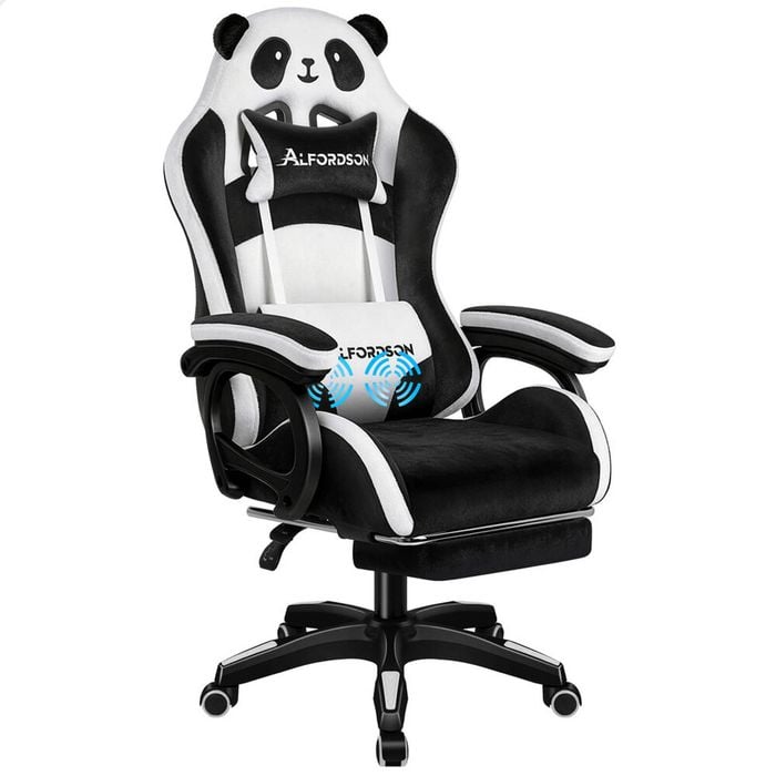 ALFORDSON Massage Gaming Chair Panda