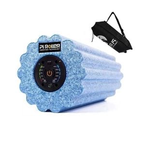 NNETB Electric Foam Roller for Muscle Relaxation Blue Wave Design